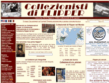Tablet Screenshot of collezionistidiflipper.it
